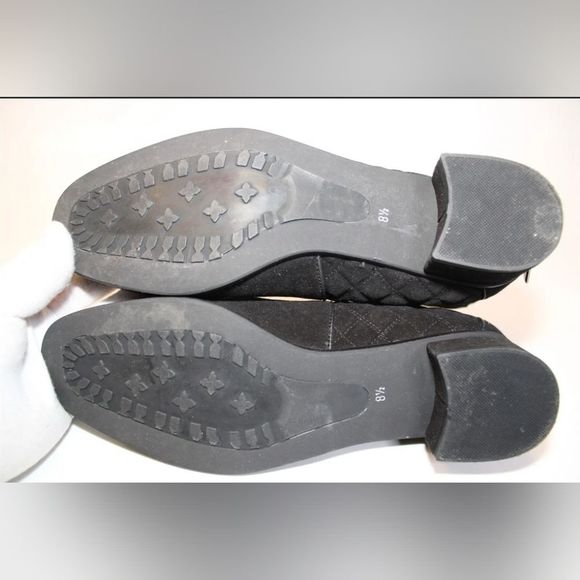 Aquatalia by Marvin K. 8.5 Suede Back Zip Chelsea Flat Ankle Boots - Picture 15 of 16